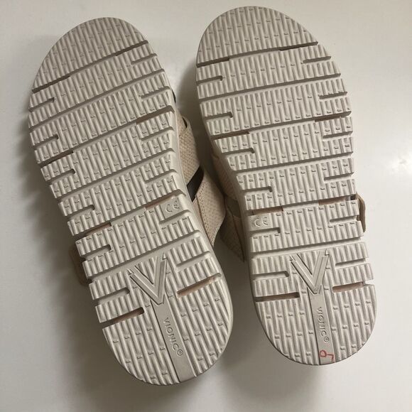 Vionic Women’s Uptown Sunset Wedge Sandal Cameo Rose Nubuck Pink 10 Wide - Picture 8 of 9